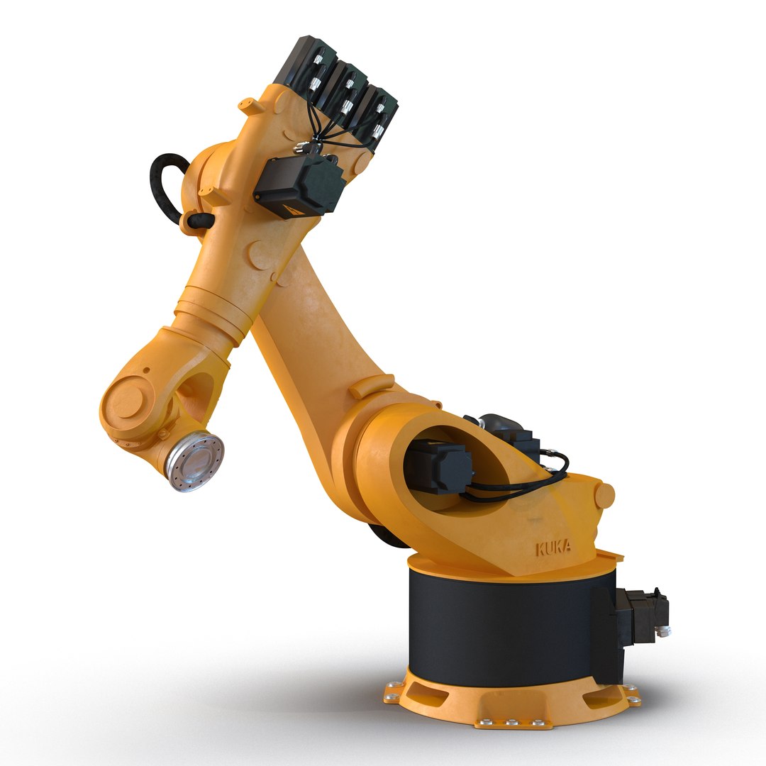 Kuka Robot KR 360 Fortec Rigged 3D model preview