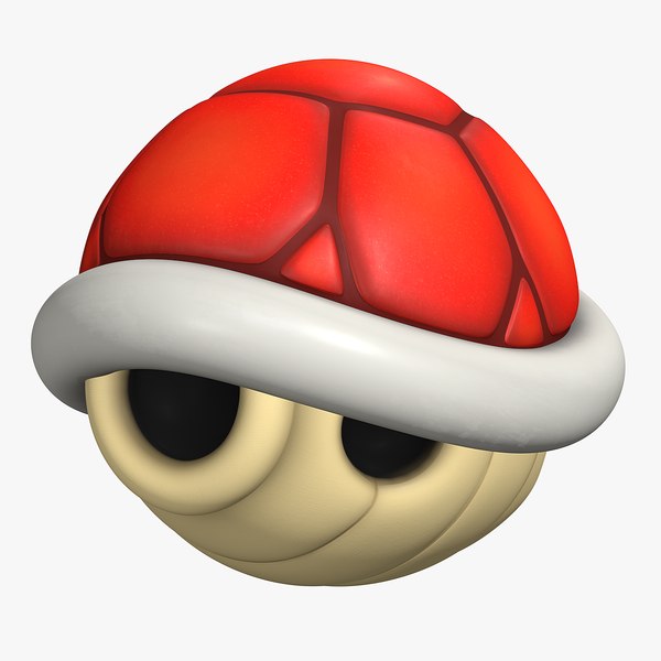 マリオブラザーズ クッパの殻 レッドシネマティック3Dモデル