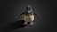 African Penguin Baby Low poly - Animated