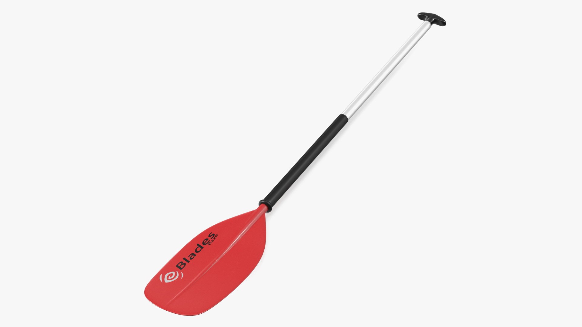 Aluminum Canoe Paddle 3D model preview