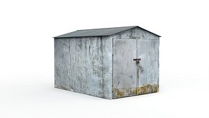 3D Old Metal Garage