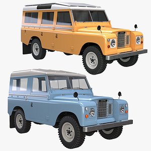Land Rover Series III Collection 3D model