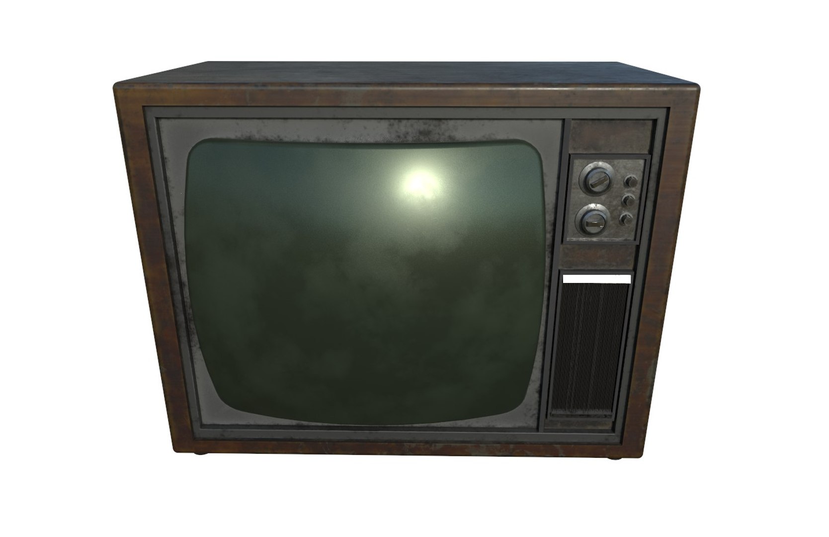 3D Old Tv - TurboSquid 1453325