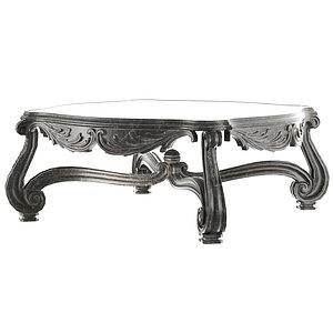 rococo middle coffee table model
