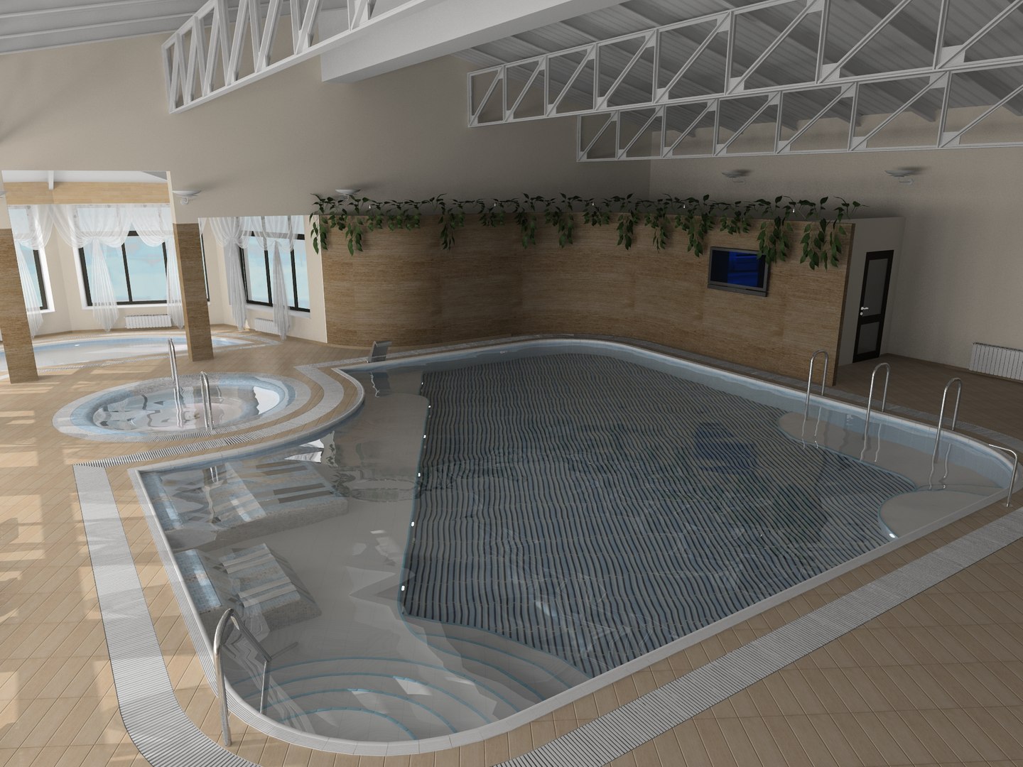 3d Interior Swimming Pool