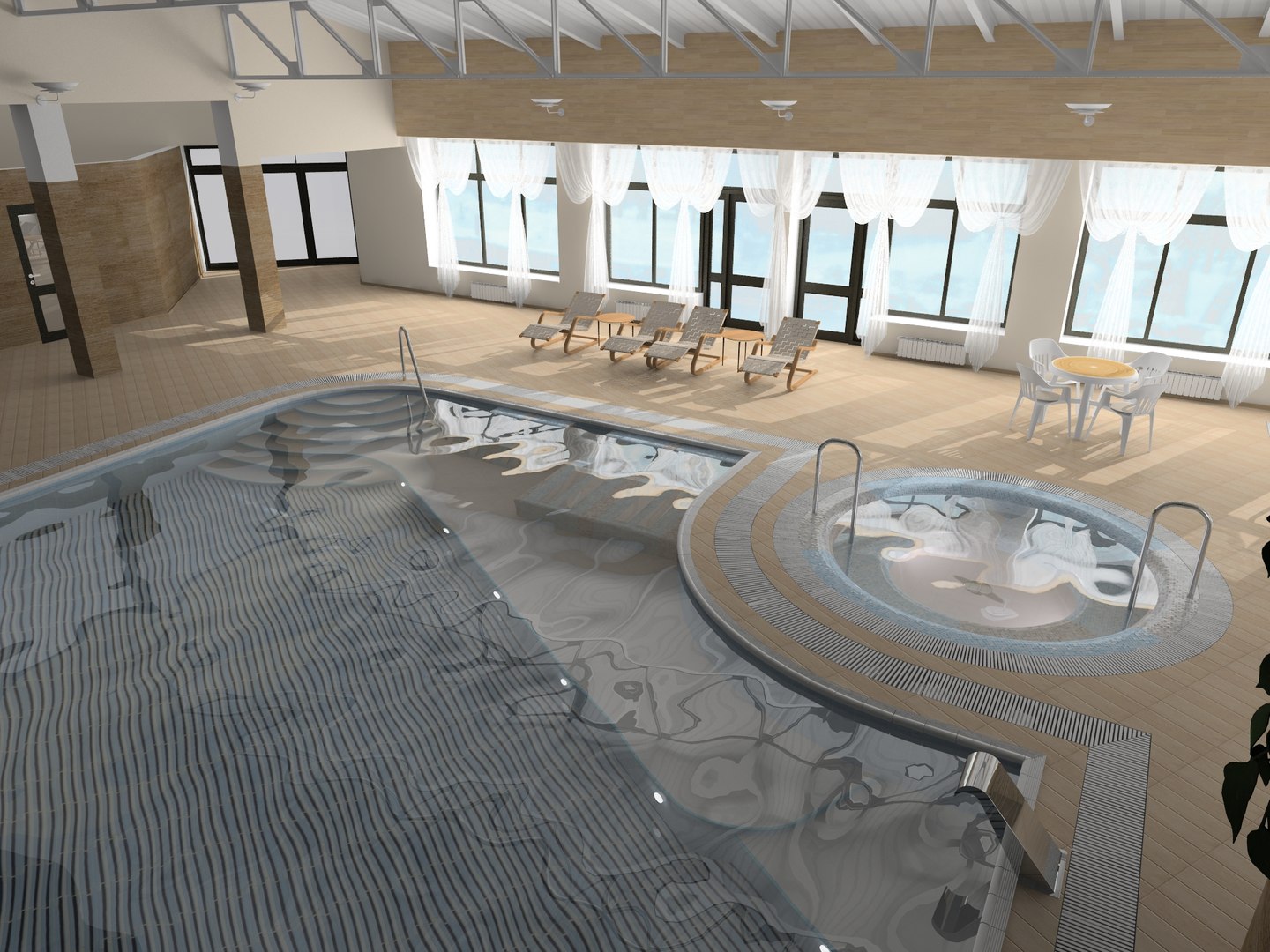 3d Interior Swimming Pool