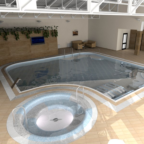 modelo 3d interior de la piscina - TurboSquid 670017