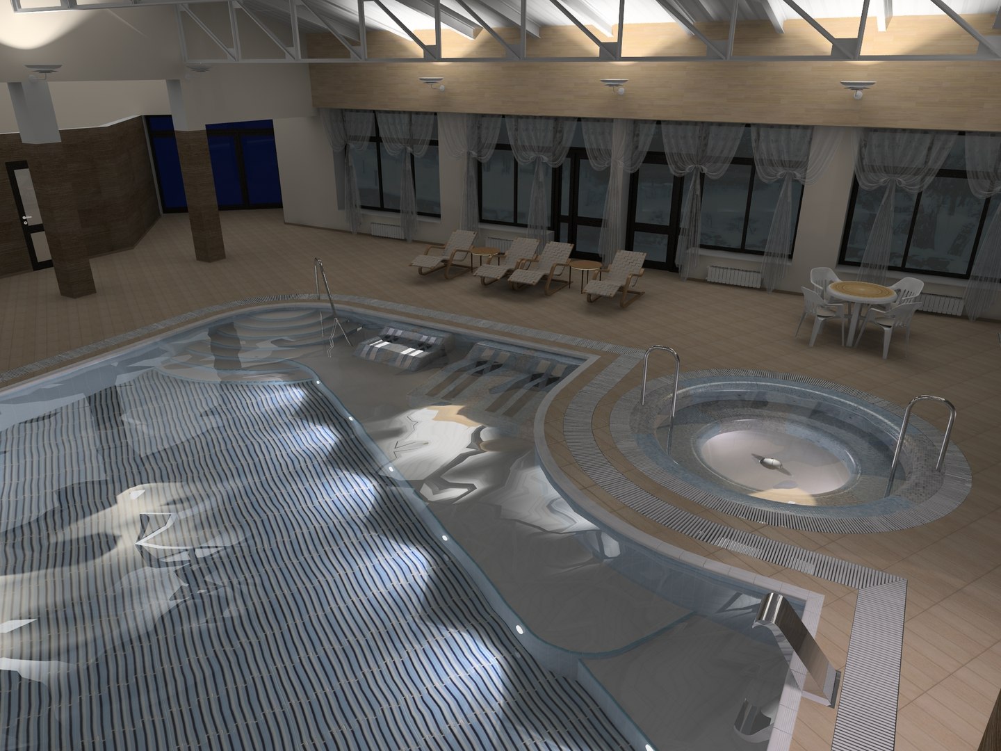 3d Interior Swimming Pool