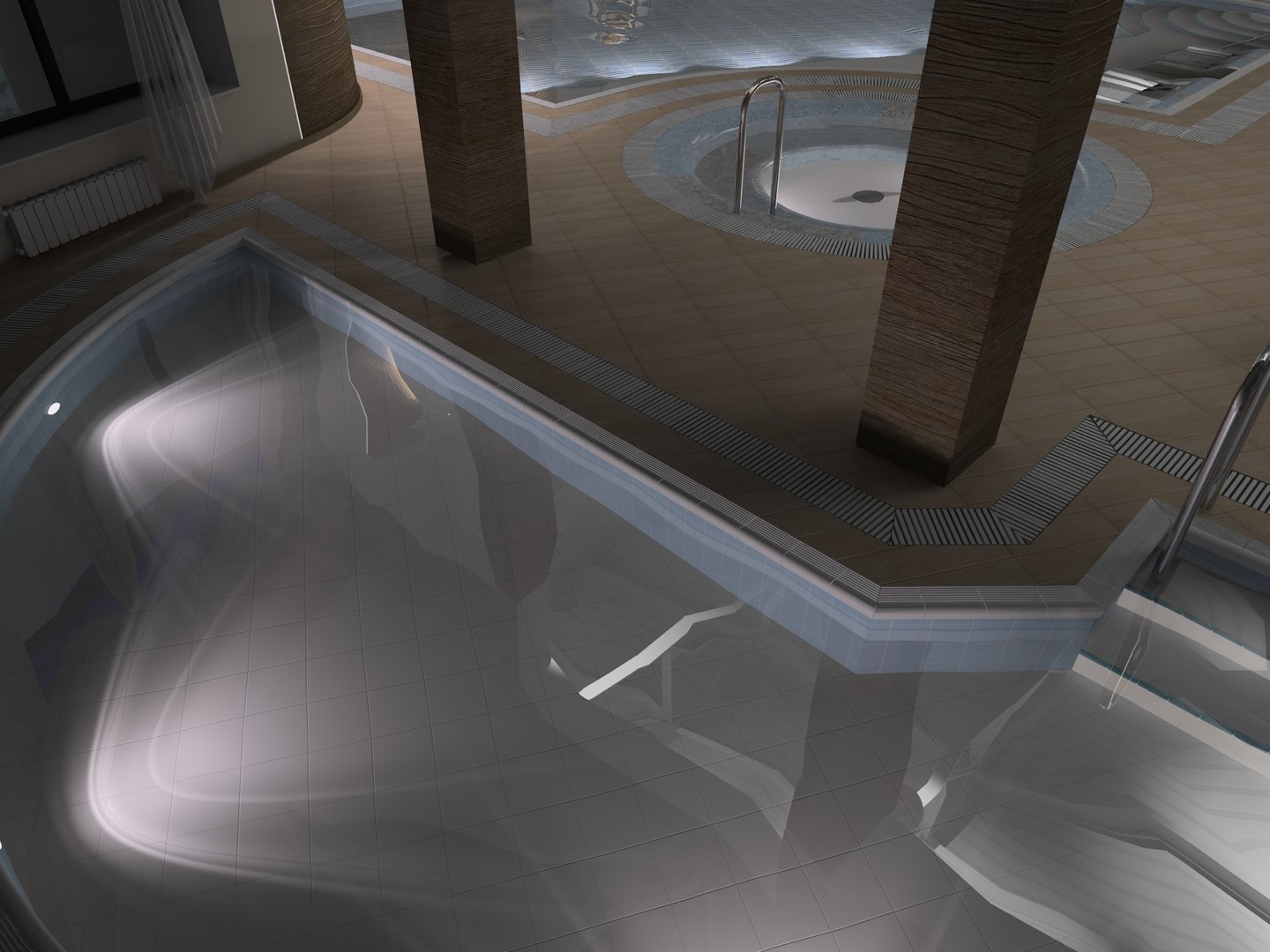 3d Interior Swimming Pool