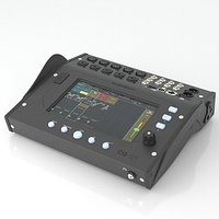 Allen Heath CQ-12T Ultra-Compact 12in  8out Digital Mixer 3D model