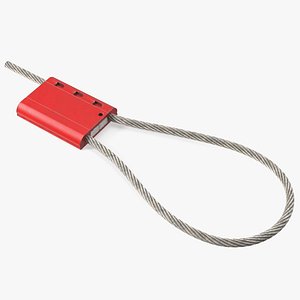 Red Tight Steel Cable Seal Loop