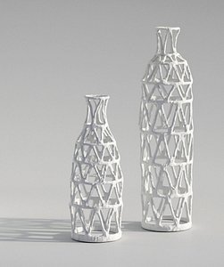 WEST ELM Papier-Mache Vases