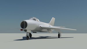 mig 19 3d model