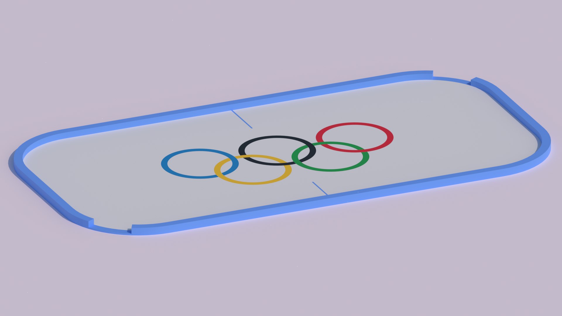 3D Figure Skating Rink model - TurboSquid 1835597