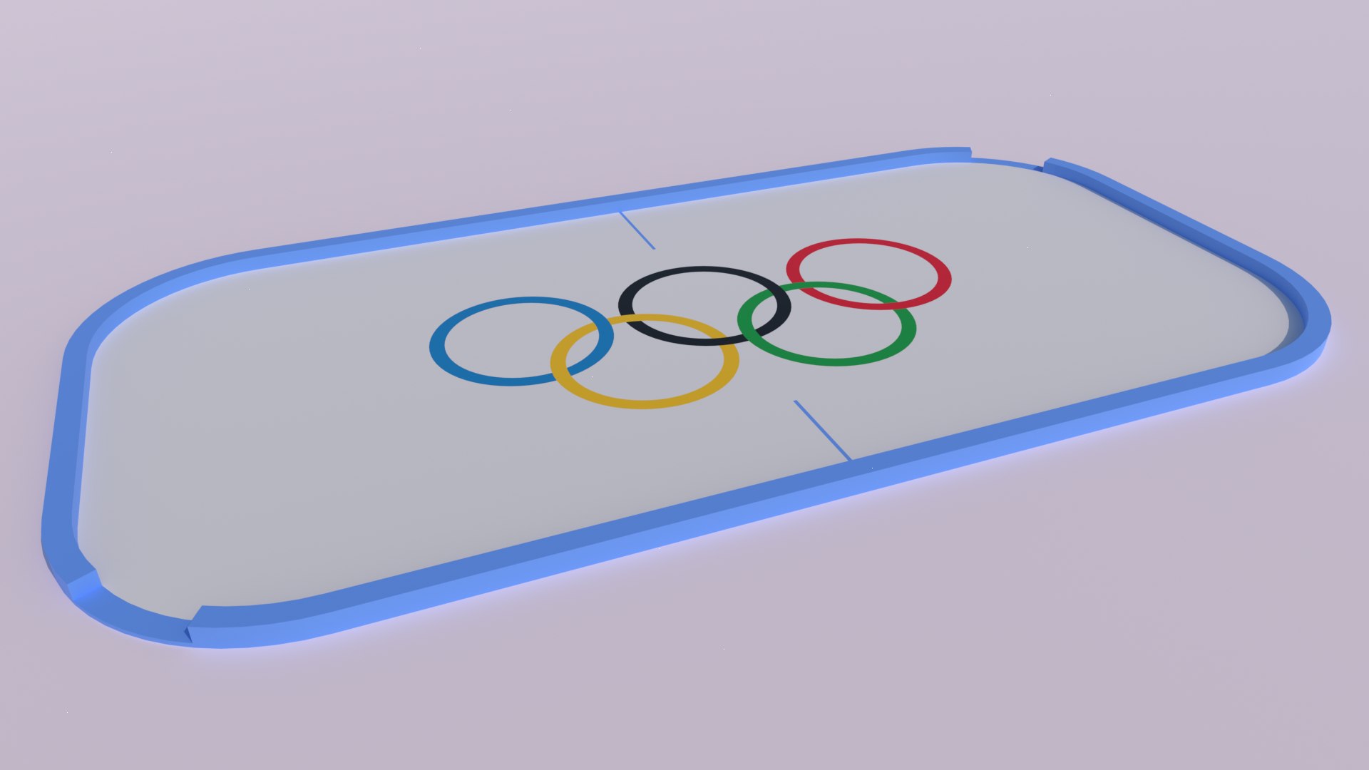 3D Figure Skating Rink model - TurboSquid 1835597
