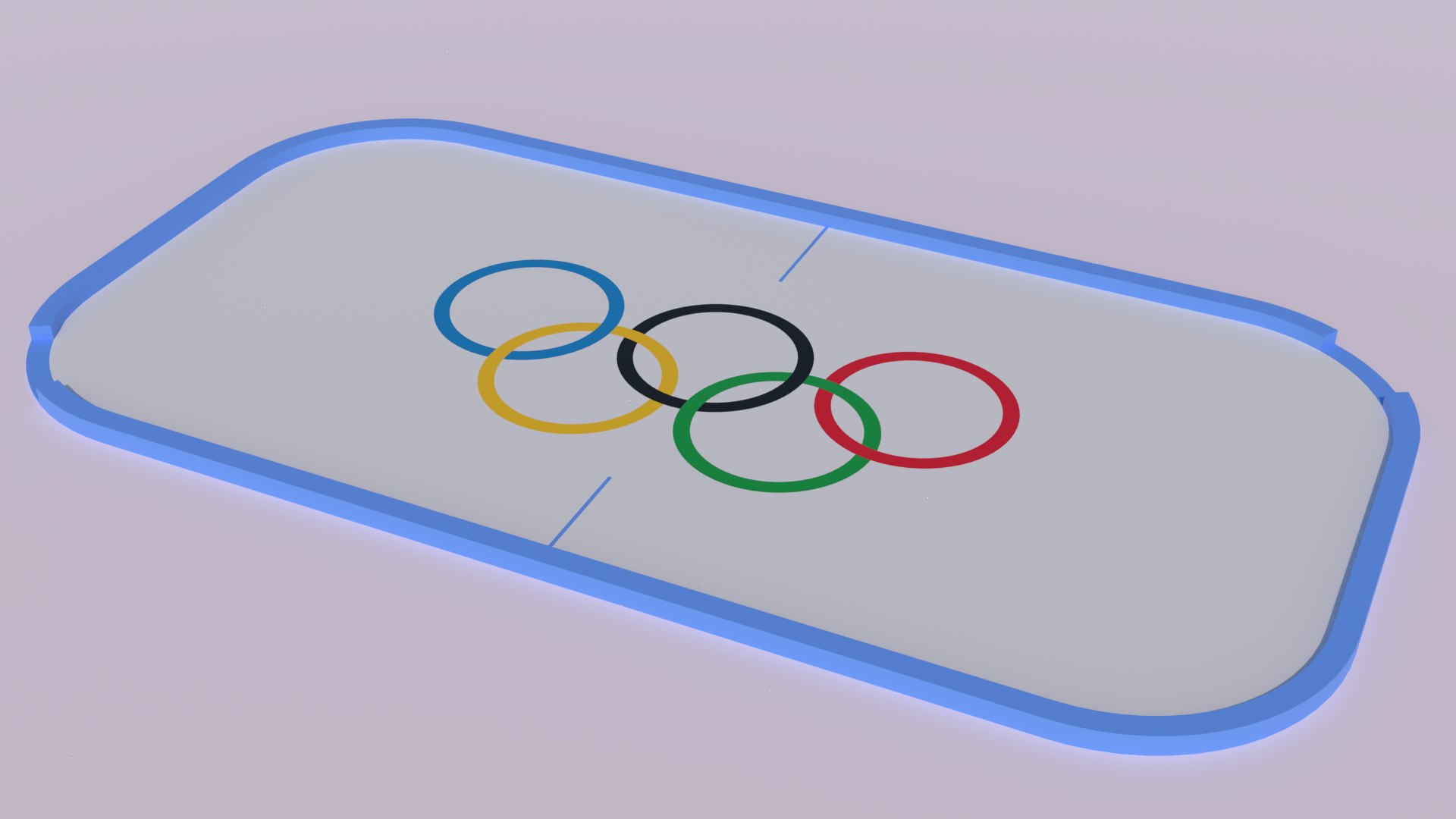 3D Figure Skating Rink model - TurboSquid 1835597