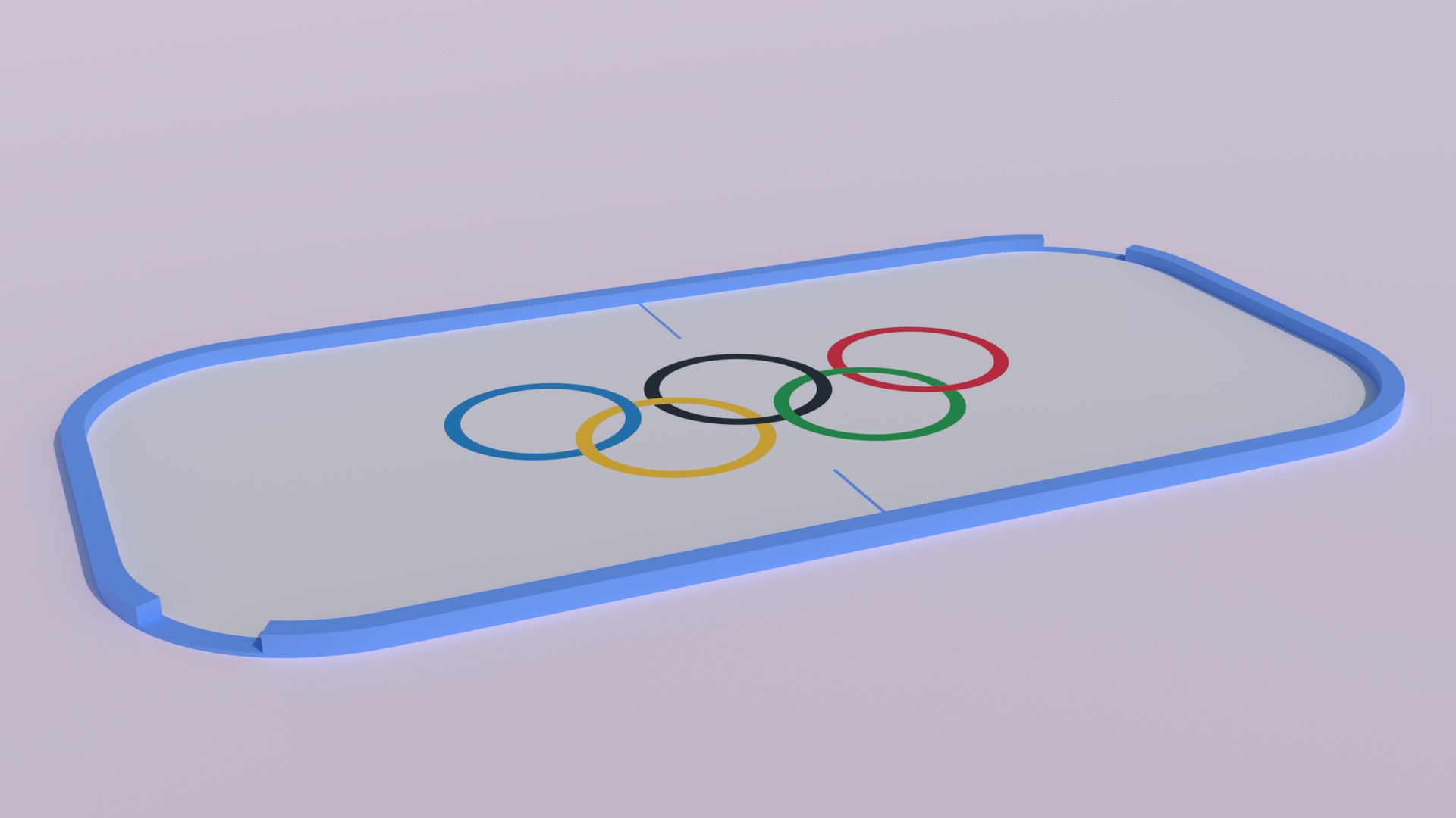 3D Figure Skating Rink model - TurboSquid 1835597