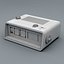 retro style radio alarm 3d model
