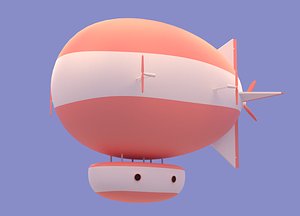 Cartoon Airship