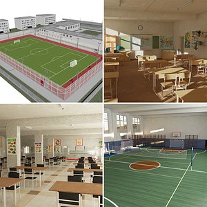 School with interiors