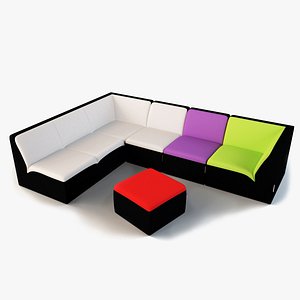 3d emotion ora-ito furniture sofa model
