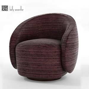 Kelly Wearstler Swivel Chair VR / AR / low-poly