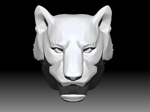 Tiger Head 3D Model $129 - .ztl .max .fbx .obj - Free3D