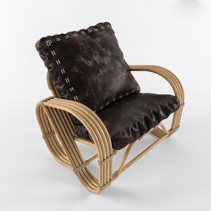 cane arm chair model