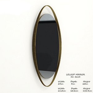 Baker LeLoop mirror No.8614 by Thomas Pheasant