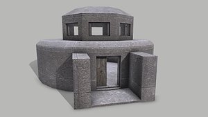 3D model Military Bunker 10