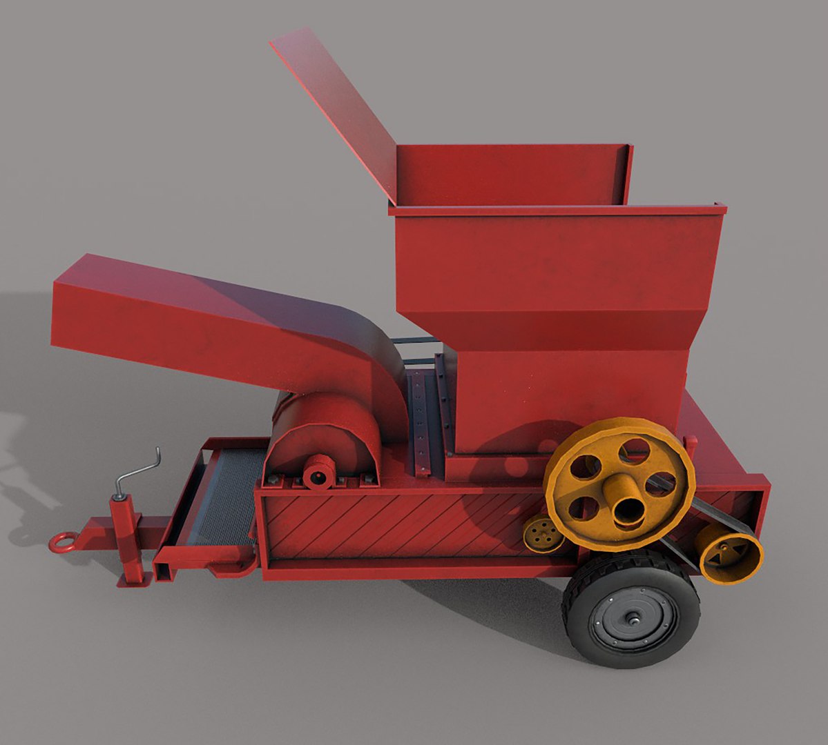 Village Hay maker Machine model - TurboSquid 1764644