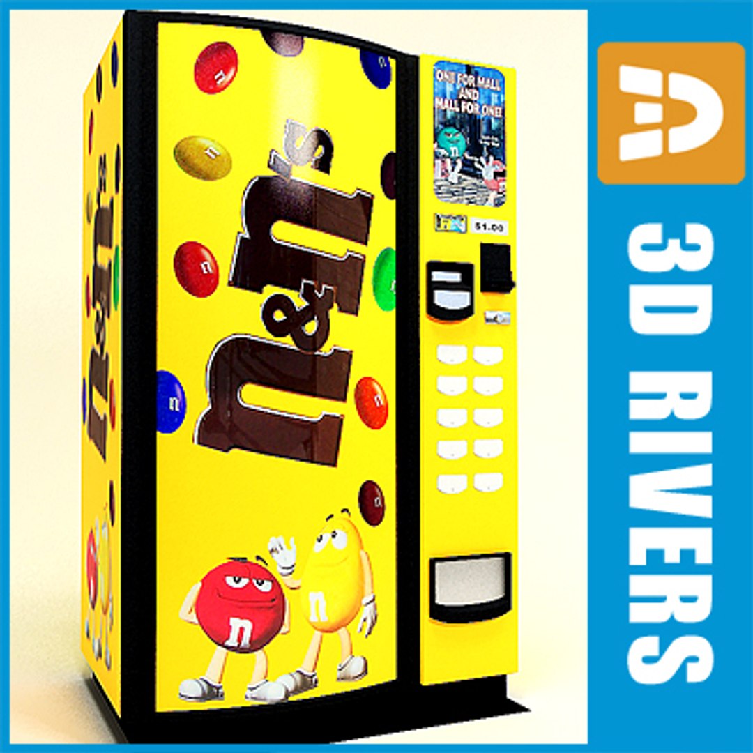 3d model m vending machine