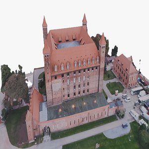Gniew Castle  High Resolution Photogrammetry 3D Model 3D