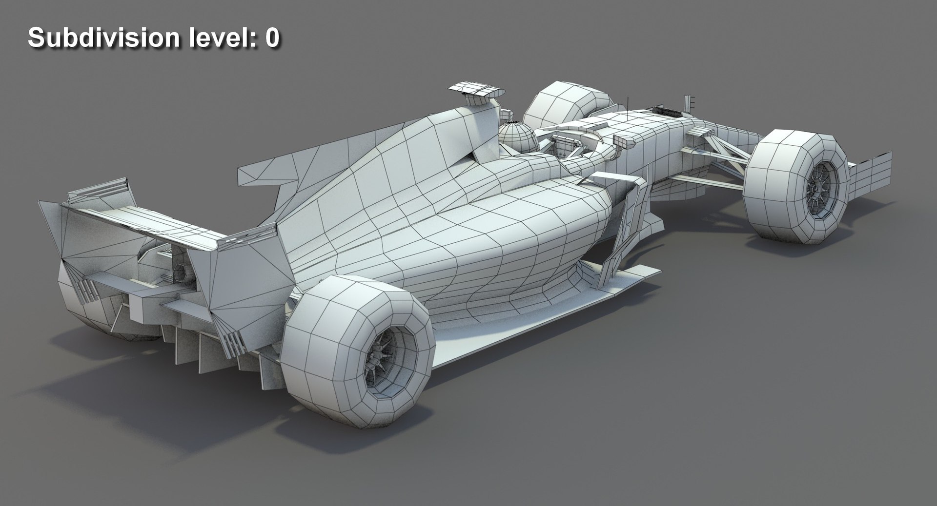 3d Model Of Formula 1 Concept Car