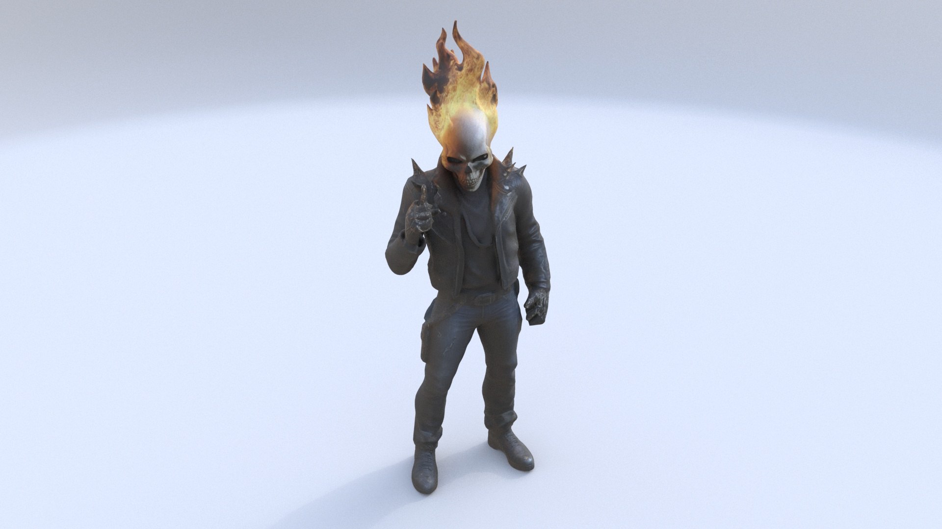 3D Ghost Rider Model - TurboSquid 2337256