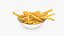 Pommes frites in der Schüssel