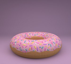 donut unisex adult swim 3D model