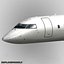 Bombardier CRJ-700 Generic biały