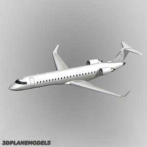 Bombardier CRJ-700 Generic white