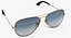 3D model classic sunglasses gradient light