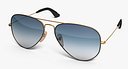 Classic Sunglasses Gradient Light Blue