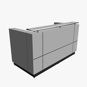 RECEPTION DESK 02 3D
