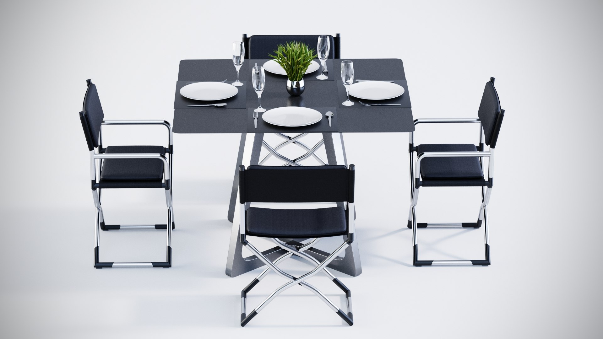 Dining table and 4 director chairs model https://p.turbosquid.com/ts-thumb/Fc/LNAKIj/kU/z02/jpg/1700906626/1920x1080/fit_q87/fdaec7fcd7caf2092b1c512f83ced4effc578aef/z02.jpg