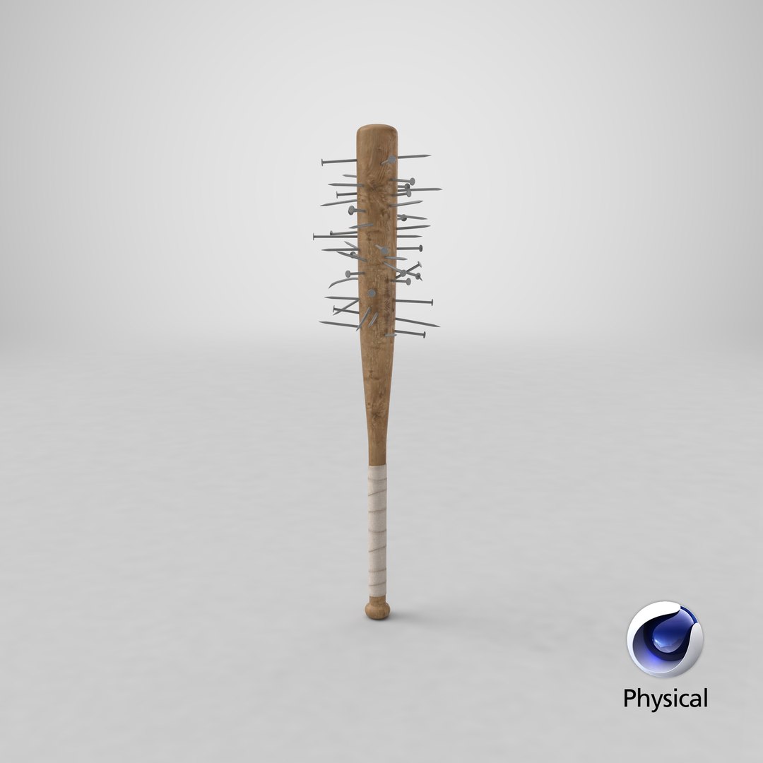 3D Model Nailed Baseball Bat 02 - TurboSquid 1963403