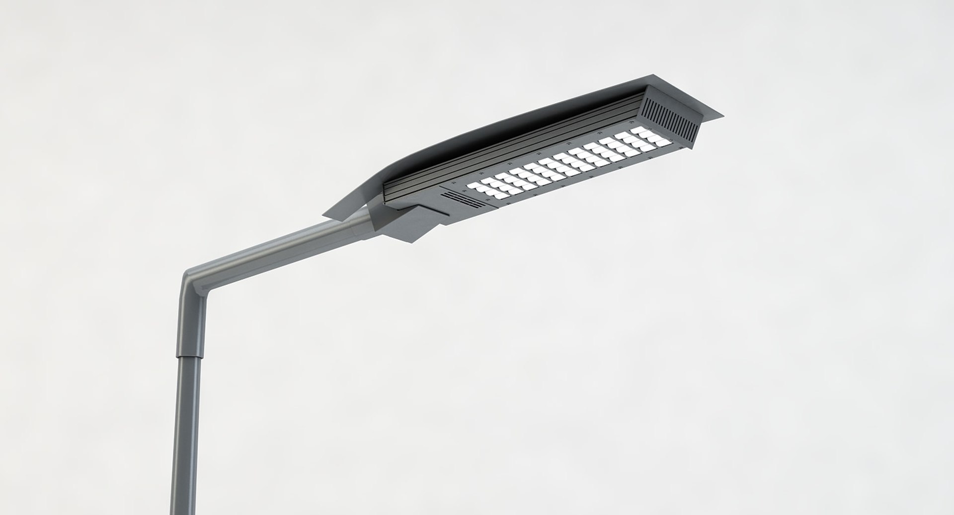 3d Rosa Led Street Lamp Model
