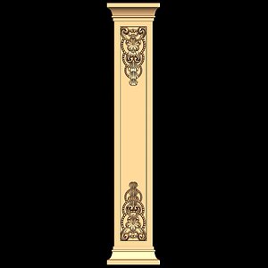 3d decor element stl cnc