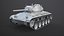 M24 Chaffee Light Tank High-Poly
