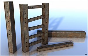 3d iron beam model