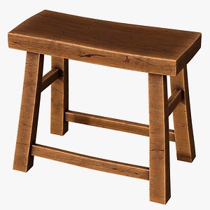 3D Old Stool