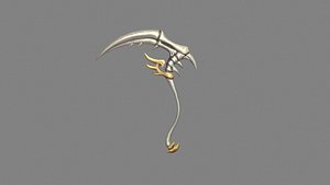 Cartoon bone sickle 3D